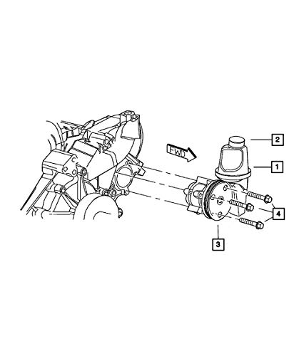 Mopar 5285 5186AH, Power Steering Pump