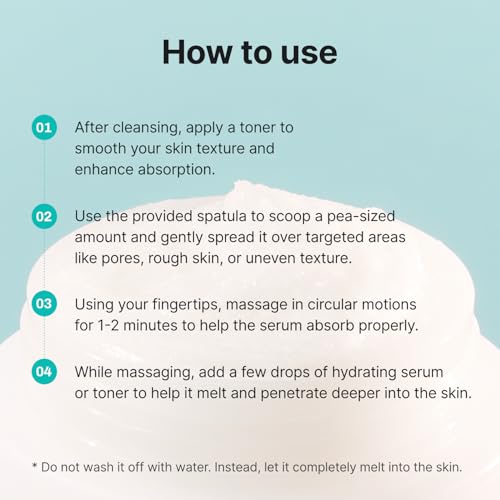 MEDITHERAPY Porethera Melting Scrub Serum - Korean Facial Serum for Clarifying Pores - Pore Minimizer for Face - Deep Face Scrub for Smooth and Clean Skin - Spicules for Tightening and Refining Pores, 0.84 fl.oz