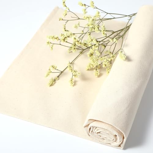 Telooco 584797_1_SJBS7E2B Nature Linen Needlework Fabric 100% Cotton Muslin Fabric thumb #6