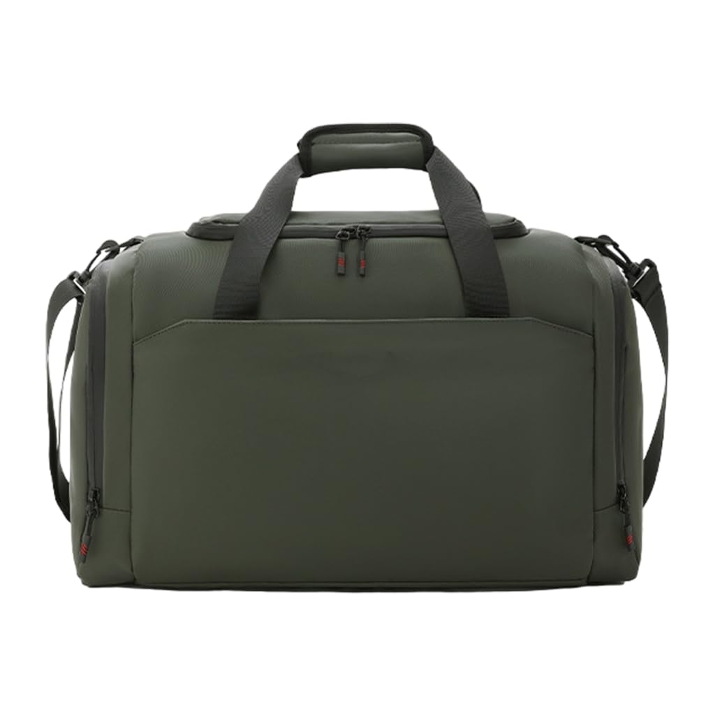 Bolsa de gimnasio de gran capacidad, bolsa de viaje de negocios, bolsa de fitness resistente al agua, Verde militar, 30x46.5x22.5cm, Moderno