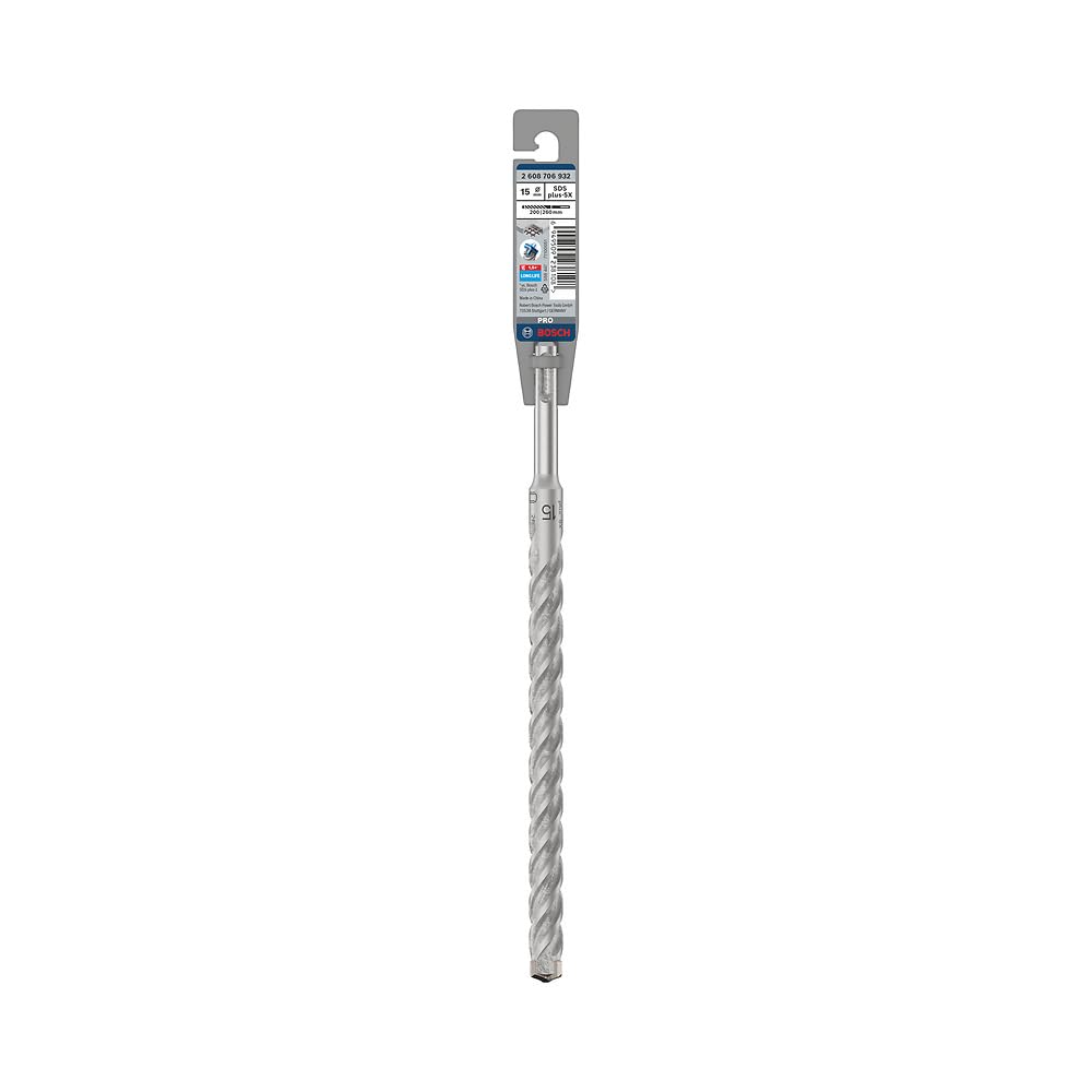 Bosch 1x PRO SDS plus-5X Kırıcı Delici Delme Ucu (Donatılı Beton, Beton, Ø 15,00 mm, Professional Aksesuar Kırıcı Delici)
