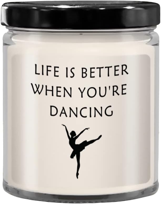 Dance Teacher Recital Gifts, Dance Recital Gift, Ballet Candle Gifts for Girls and Women