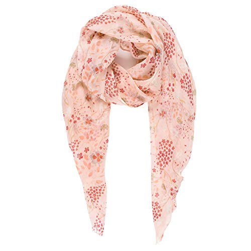 Scarves for Women Lightweight Floral Flower Fall Winter Fashion wrap by MIMOSITO (Altheda-2)