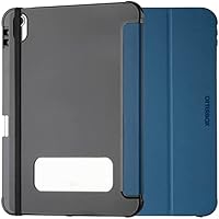 OtterBox React Folio Case for iPad 10.9-Inch (10th Gen 2022), Shockproof, Drop proof, Ultra-Slim Protective Folio Case, Tested to Military Standard, Blue - Non-Retail Packaging