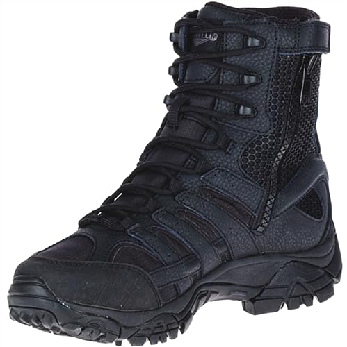 Merrell Men’s Moab 3 8” Zip Tactical Waterproof Boots,