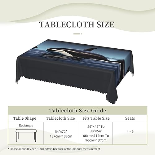 Nappe rectangulaire en dentelle polyester lavable 137x183 - 7