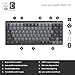 Logitech MX Mechanical Mini Wireless Illuminated Keyboard, Clicky Switches, Backlit, Bluetooth, USB-C, macOS, Windows, Linux, iOS, Android, Metal