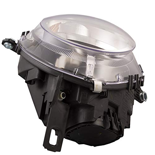 Headlightsdepot Headlight Halogen Yellow Marker W/O Auto Adjust Left And Right Pair Capa Certified Compatible With Mini Cooper Clubman R55 08-13/ Coupe R58/Roadster R59 12-14/Cooper/Cooper S Conver #TOP4