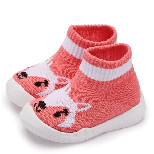 Engtoy Baby Sock Shoes Baby Walking Shoes Infant Non-Slip Breathable Slippers with Soft Rubber Sole Baby Boys Girls Slip On Sneakers2