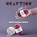 CRAFTISS 30x0.7Oz Acrylic Yarn Mini Skeins - 1300 Yards of Soft Yarn for Crocheting and Knitting Craft Project, Assorted Starter Crochet Bulk Kit for Adults and Kids