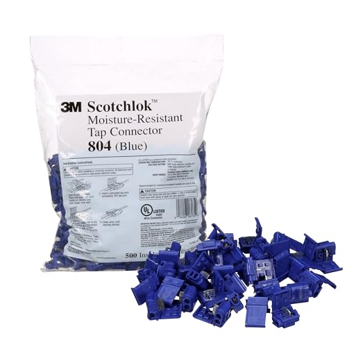 Connecteurs électriques IDC 3M Scotchlok 804 bleu 14-18 AWG pour boîte de dérivation