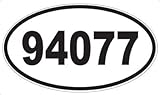 US Decal, Inc. Number 94077 Oval Sticker