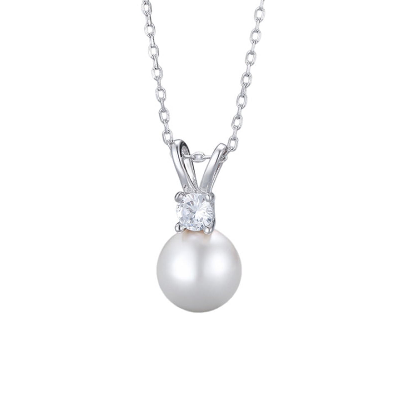 Collier pendentif perles argent sterling le cadeau de mode idéal pour elle - 7