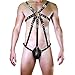PU Leather Harness For Men Body Chest Belt Sexy Clubwear Male Bdsm Clothes Lingerie for Sex Black