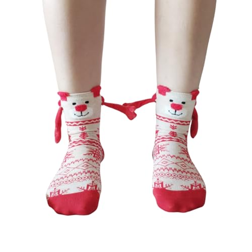 RecontraMago Calcetines Navideños 6 pares pack Mujer Hombre Niño – Modelos Papá Noel Reno Muñeco Nieve – Calcetines Invierno Suaves Cálidos – Regalo Navidad Reyes Amigo Invisible