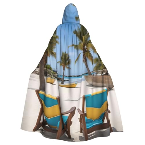 Costumes Cosplay Halloween et capes de bain imprimé palmier Yanglong