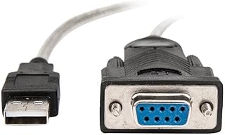 Rocstor 5FT USB to Null Modem RS232 DB9 F/M