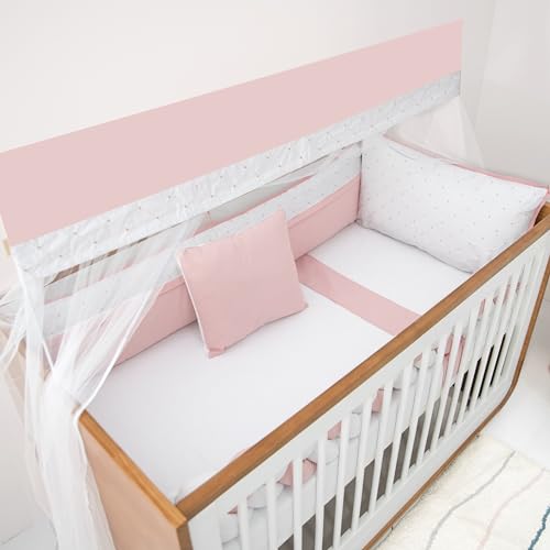 Kit Entre Mães Sonhar Rose Completo 9 Peças 100% Algodão Luxo Baby Home Menina Menino
