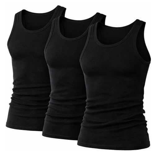 Camiseta sin mangas para gimnasio que evita el sudor pesado con algodón de fácil secado