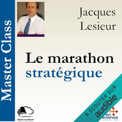 Diseño de la portada del título Le marathon strat&eacute;gique