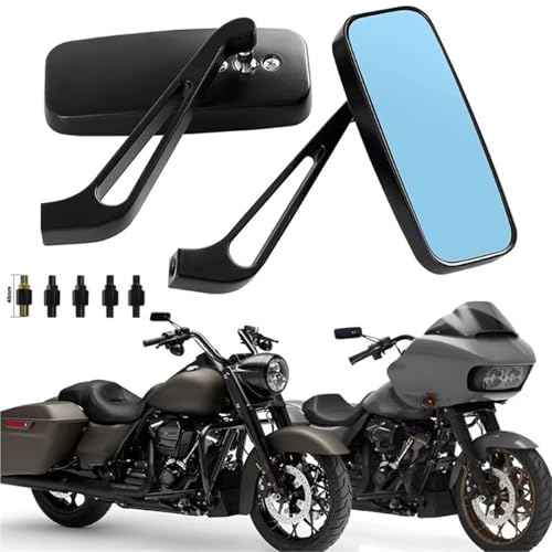 Espejo retrovisor universal moto con visión clara para Softail y Bobber 2
