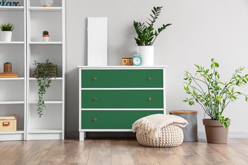 Papel Pintado para Forrar Muebles Wallfluent Vinilo Adhesivo Verde Oscuro 3