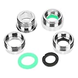 SOIMISS 4 Stück Kupfer Wasserhahn Adapter Vielseitige Anschlussgrößen für Küchenspüle...