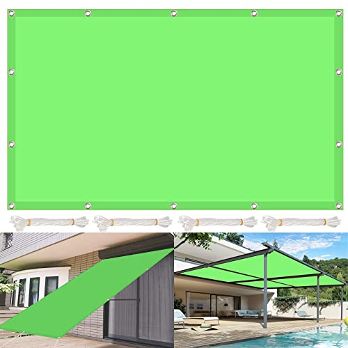 Voile d'ombrage extérieur polyester imperméable 1.5x3.6M protection solaire