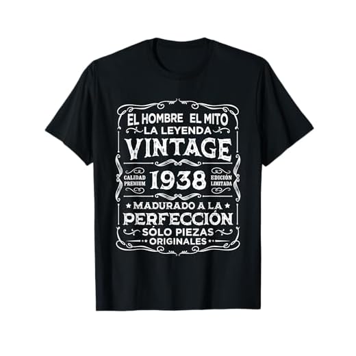 87 Cumpleaños 87 Años Hombre Vintage 1938 Regalo Camiseta