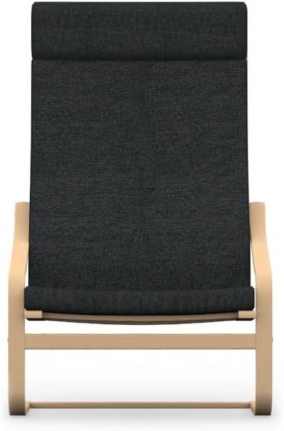 comfortly Chair Slipcover Replacement Hand Made Compatible with POÄNG Armchair - Covers ONLY (Heavy Duty - Graphite)
