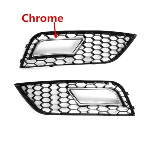 ƌ݊ Audi A4 B8.5 2013 2014 2015 2016 RS4X^CtgOJo[ɓKnjJtgop[tHOCgOyA(Chrome Silver)
