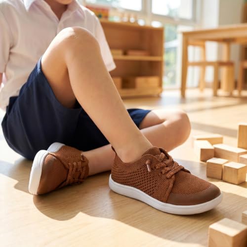 Image of WateLves Toddler Little Kids Wide Barefoot Shoes Boys Girls Minimalist Sneakers Lightweight Breathable Walking Shoes | Naturally Splay | Flexible Fit