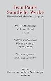 Jean Pauls Sämtliche Werke. Historisch-kritische Ausgabe: Zweite Abteilung. Band 10.2: Satiren und Ironien, Bände 19 bis 21 (1796–1818). Text mit Apparat und Incipitregister - Herausgeber: Helmut Pfotenhauer, Thomas Wirtz Jean Paul Hauptdarsteller: Birgit Sick 