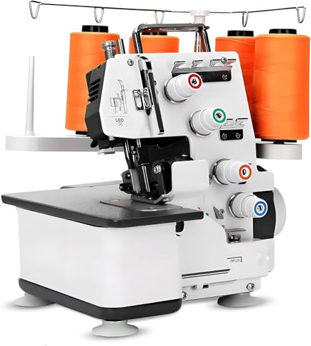 Image of Serger Sewing Machine With Upgraded LED Light And Accessories Kit, Heavy-Duty Durable Metal Frame Overlock Machines