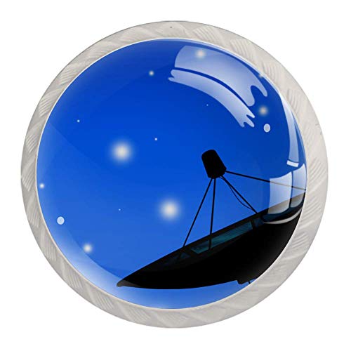 Schubladenknauf, Kristallglas, 30 mm, für Küchenschrank, Kommode, Heimdekoration, 4 Stück