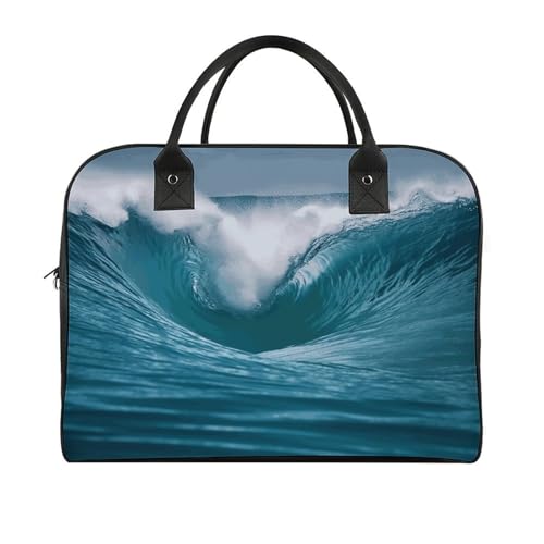 Bolso Tote Ocean Wave con Correa Ajustable y Gran Capacidad miniatura 3