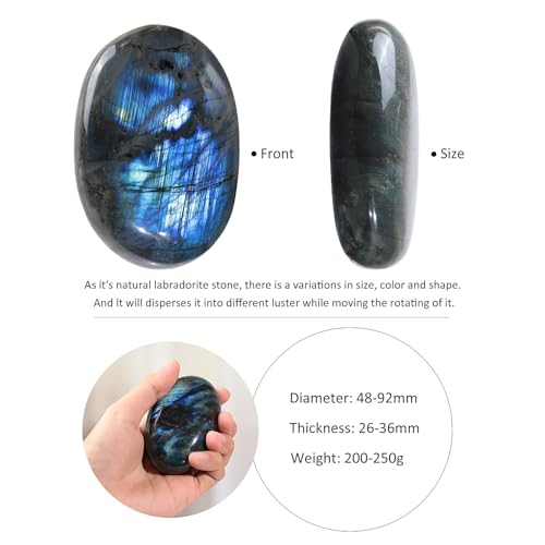 Pierre de labradorite pour l'équilibre des chakras et alignement énergétique - 4