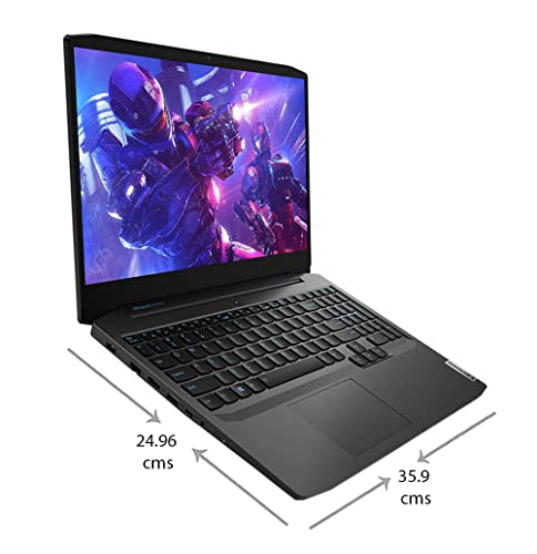 Image of Lenovo IdeaPad Gaming 3 Intel Core i5 10th Gen 15.6-inch FHD 120Hz IPS Gaming Laptop (8GB /512 SSD /Windows 10 /MS Office 2019 /NVIDIA GTX 1650 4GB GDDR6 /Onyx Black /2.2Kg), 81Y40193IN