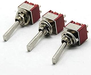 3 toggle switches for amplifier DAC long flat handles
