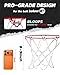 DDVLG Mini Basketball Net Replacement 8 Loops, 2 Pack — Heavy-Duty 12