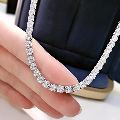 Bijoux Collier Moissanite anniversaire de mariage le cadeau parfait