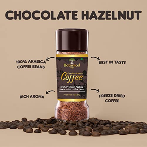 Image of Botanical sage- Choco Hazelnut Instant coffee | 100% Arabica freeze dried | Flavored coffee | 100g