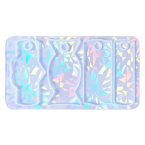 SHOOYIO Personaliza tu taza con este molde de silicona para placa de nombre, personalización de la tapa para vasos y llaveros con agujero