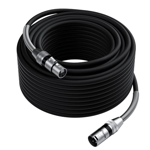 Câble microphone XLR 40m pour scène et studio d'enregistrement de podcast créatif