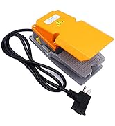 Twidec/Heavy Duty Foot Switch SPDT NO NC AC 380V 15A Electric Pedal Momentary Foot Pedal Switch w...