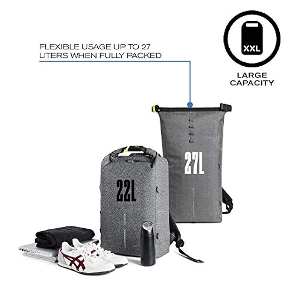 XD Design Urban Lite stöldskyddsryggsäck, Färg: grå, Taille unique