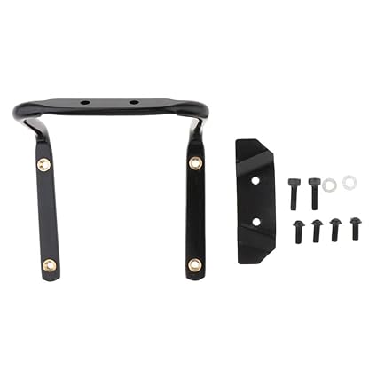 THE STYLE SUTRA Double Rack Water Bottle Cage Holder Bicycle Seat Post Saddle Rack Black