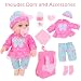 DONTNO 12 Inch Baby Doll with Clothes and Backpack Carrier,Reborn Baby Doll with Bottles Nipple, Image 3 DONTNO 12 Inch Baby Doll with Clothes and Backpack Carrier,Reborn Baby Doll with Bottles Nipple, Image 3