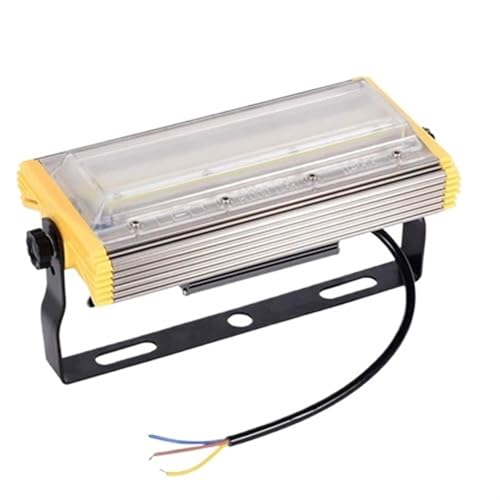 JOCCOS 50W 100W 150W LED Outdoor COB Floodlight Flood Light Projector Reflector Lamp Waterproof Spotlight Construction Lamp Lighting (Color : Warm White (2700-3500K), Size : 50W)