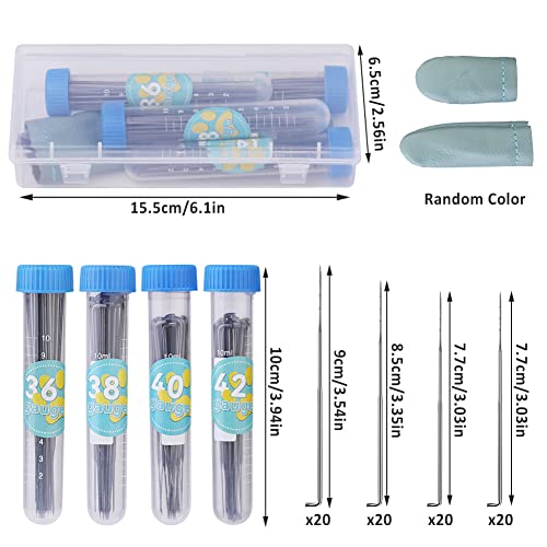 SUVSOON 80 PCS Felting Needle, 4 Size Felting Needles Set(36,38,40,42 Gauge) - Image 2